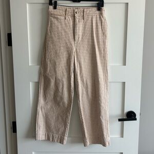 Madewell The Emmett Wide-Leg Crop Pant